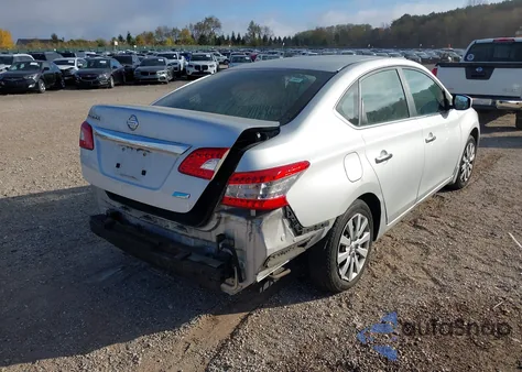 2013 Nissan Sentra S из США, поврежденный, VIN 3N1AB7AP8DL563425